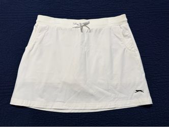 SLAZENGER White Golf Skort Size Large