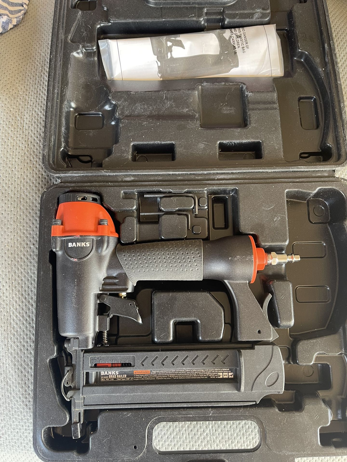 Brad Nailer- Air Compressor