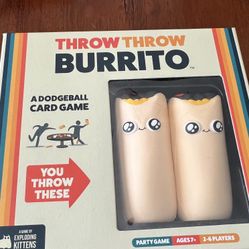 Throw The Burrito Party Card Game