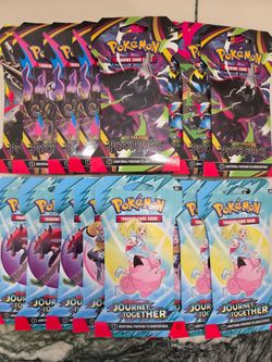 Journey Together Pitch Black Sleeved Boosters - Pokemon Cards