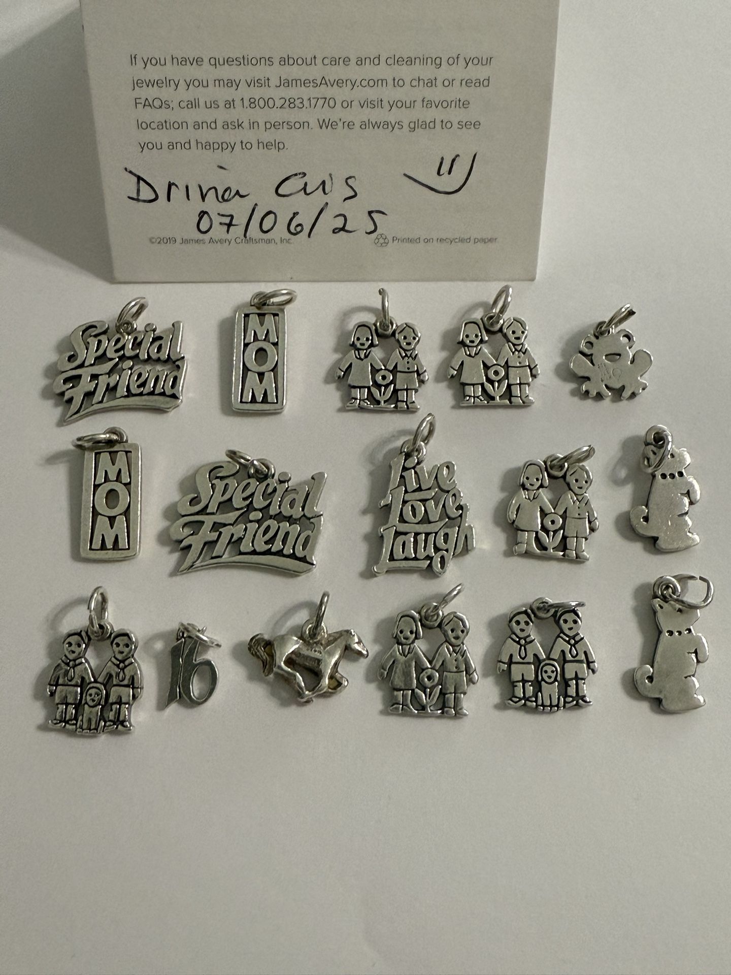 James Avery Charms $55 Each