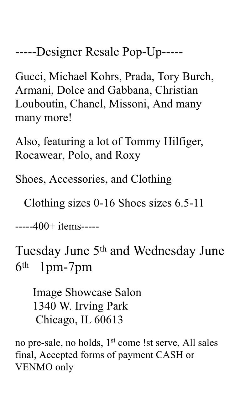 Pop up shop tomorrow and Wednesday!