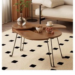 Solid Wood Folding Coffee Table