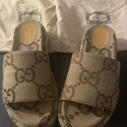 Women’s Gucci Platform Sandals Size 8