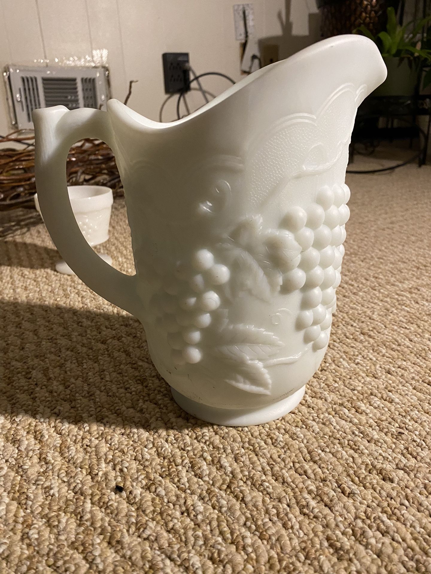 Hob Nob Milk Glass