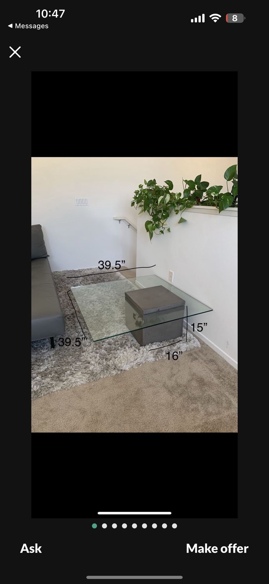 Free Glass Coffee Table