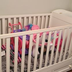 Baby Crib With Dresser 2 For 1 