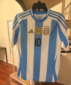 Adidas Argentina Messi #10 2022 FIFA World Champions Jersey Youth XL (15–16Y/176)