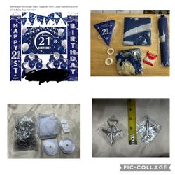 21st Birthday Decorations And 25 Party Favors 