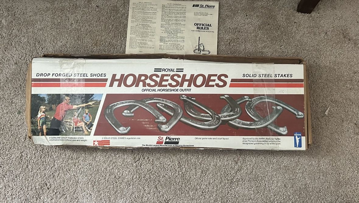 Made In USA Horseshoes Game