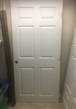 Wooden door 78x36
