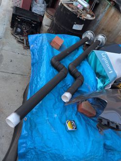2 inches pipe PVC with vent