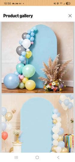 6ft Baby Blue Arch Cover 