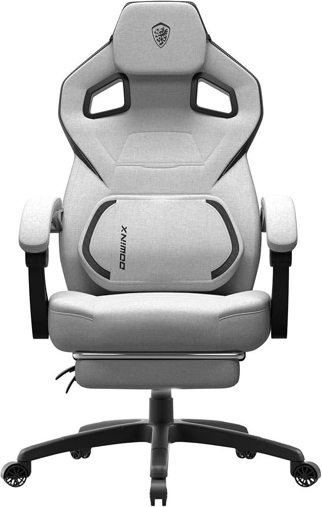 Dowinx Fabric Gaming Chair with Footrest, Big and Tall Gaming Chair for Heavy People, Wide Back Gamer Chair for Adult, Computer Game Chair with Massag,All Products : American Fashion Style Bags On Sale