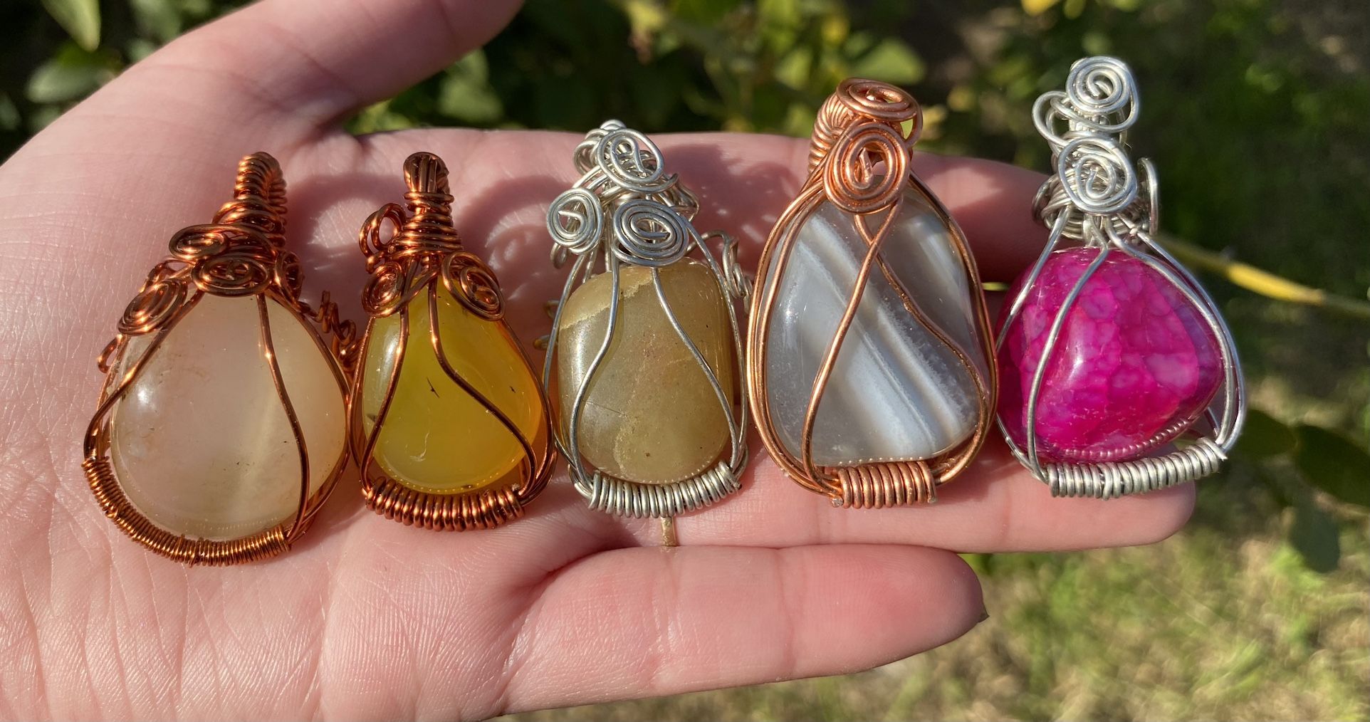 crystal pendants 