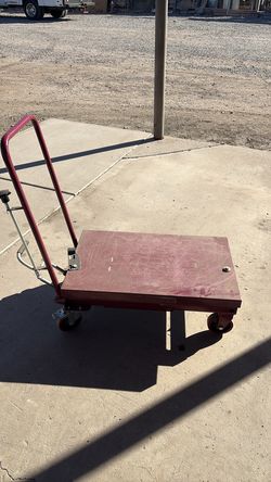 Hydraulic lift cart