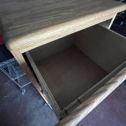 Oak Wood filing cabinet