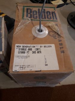 Belden 5100UE 14 AWG 2 Conductor Commercial Audio System Cable

