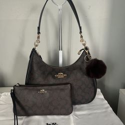 Coach Teri Shoulder Bag And Wallet