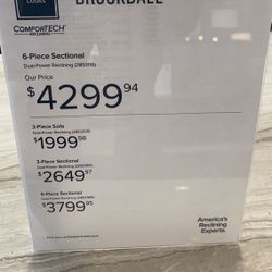 Brookdale 6 Piece Powered Sectional