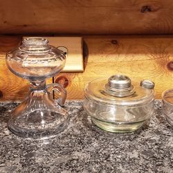 Vintage EAPG Kerosene oil Lamps 