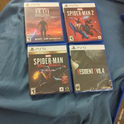 Ps5 Games, Ps4 Games, And Ps5 External Storage Drive (2tb) Check Description For Pricing 