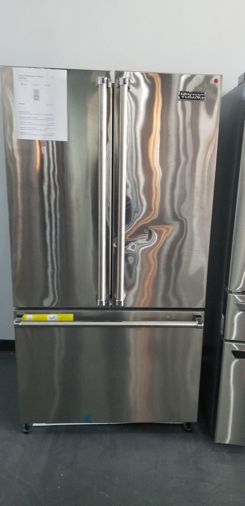 Refrigerator Stainless Steel French Door Viking