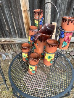 Water Pitcher with 6 cups