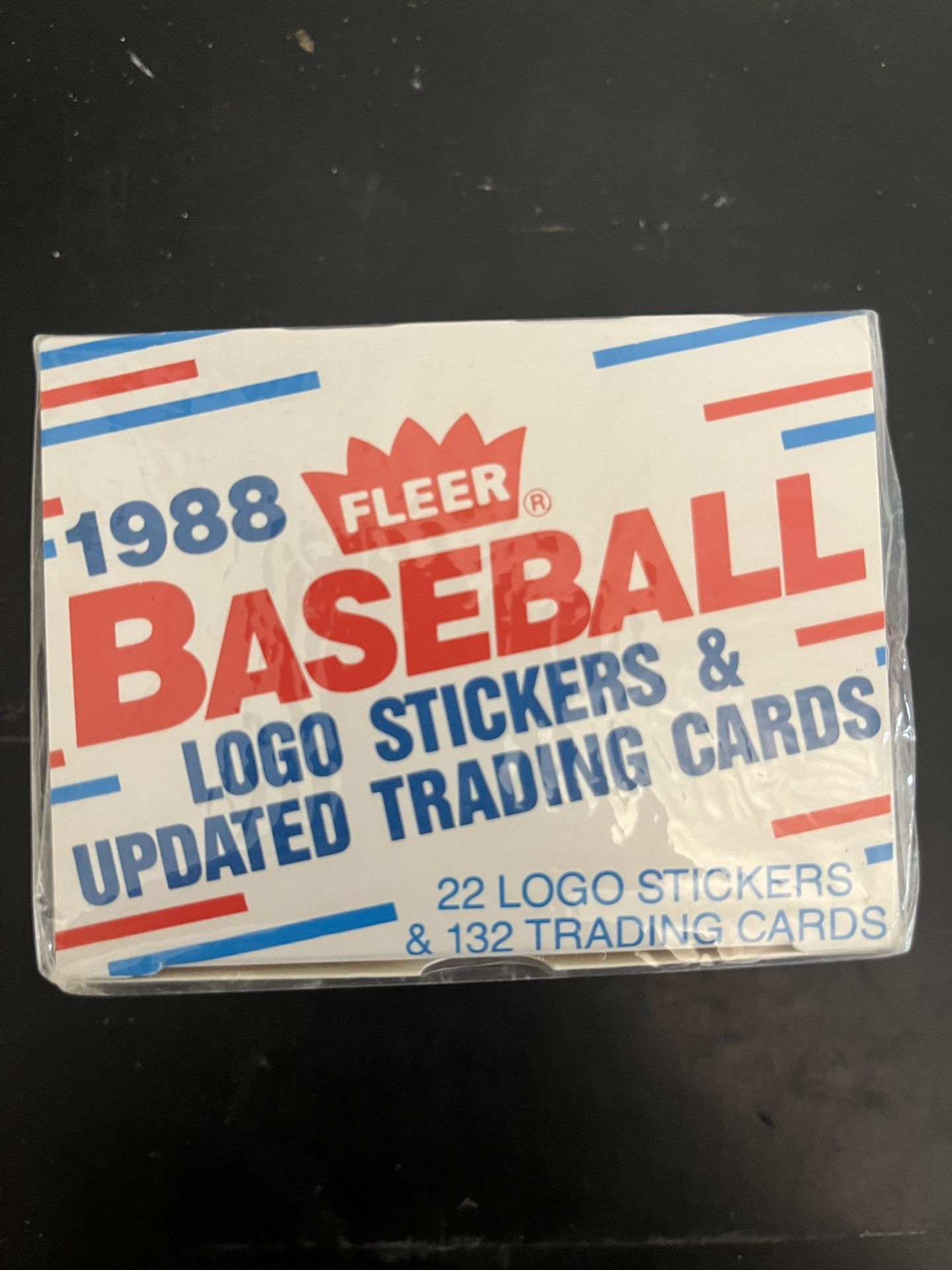 1988 Fleer MLB Baseball Logo Stickers & Updated Trading Cards Set