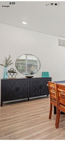 Sideboard/buffet with the mirror