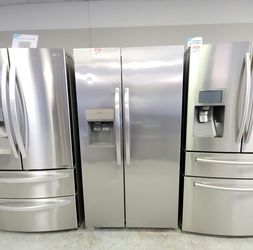 Frigidaire Side‑by‑Side Fridge – Stainless, Ice & Water Dispenser