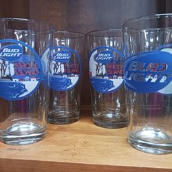 Bud Light Draft Glasses