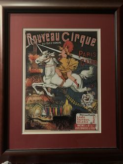 Framed Vintage Circus Posters