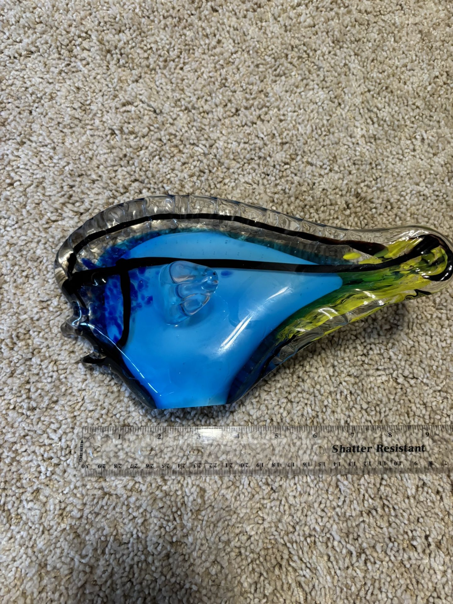 Blown glass fish