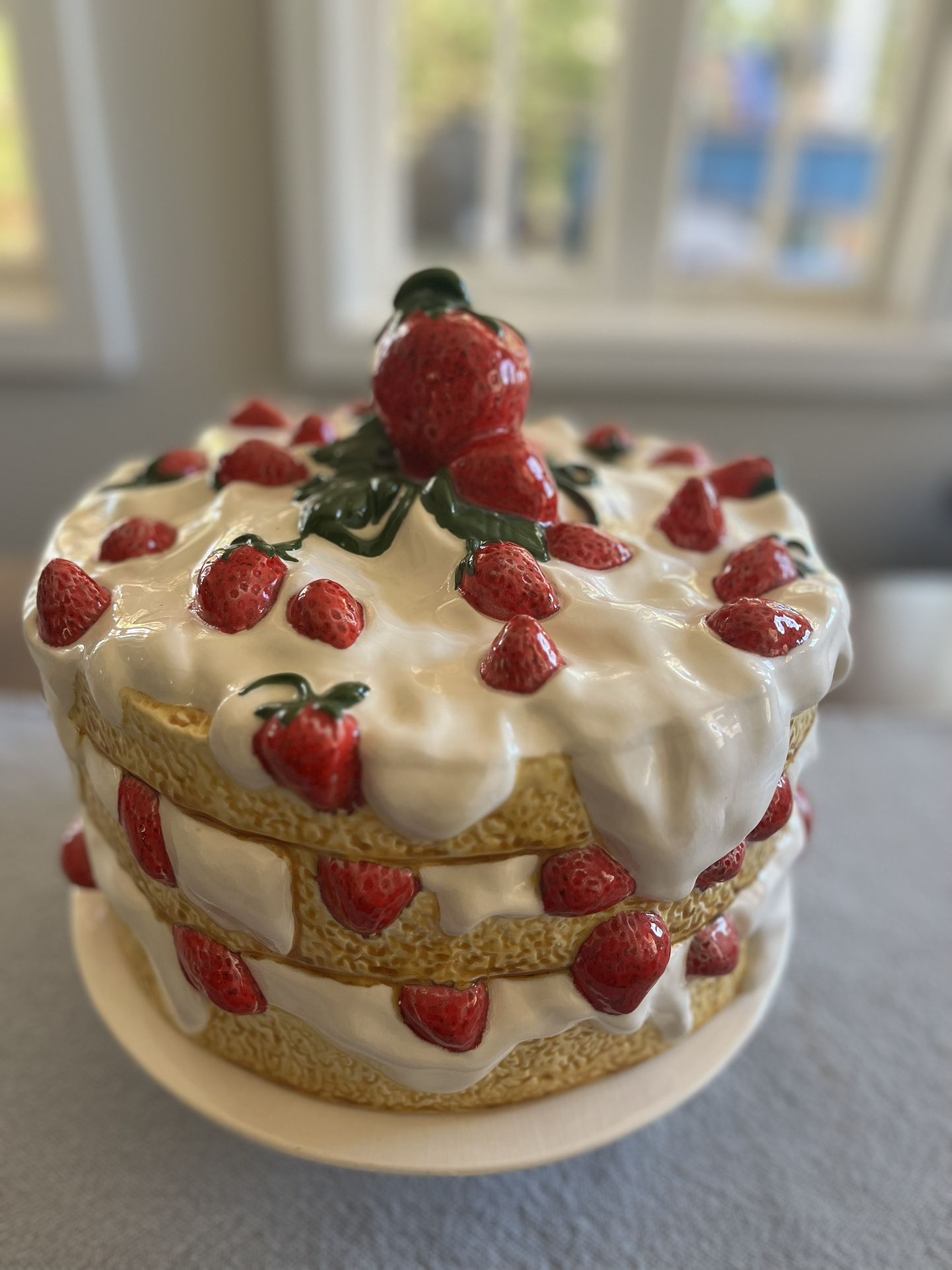 Strawberry Shortcake, Vintage Bakeware, Bakeware, Pyrex, Vintage Pyrex, Vintage Dish ware, Vintage Cake Pan, Ceramic, Kitchen Decor, Cake Stand