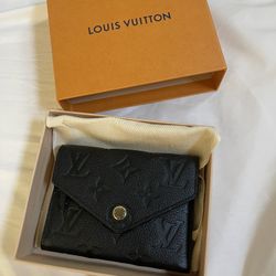 Louis Vuitton Victorine Wallet Black Monogram