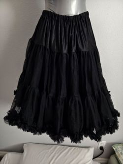 RARE - BANNED Mid-long gothic skirt