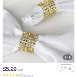Gold Napkin Rings 