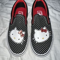 Hello Kitty Polka Dot Vans Women’s Size 7 US