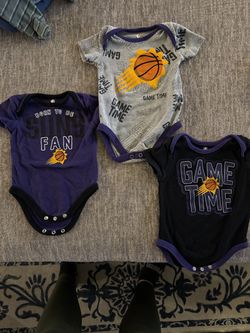 Phoenix suns baby onesies