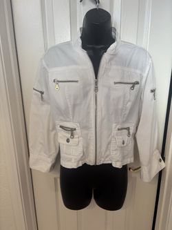 White cotton jacket