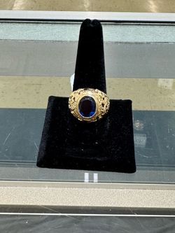 14k men’s birthstone ring