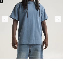 Shaka Oversized Garment Dye Ts 