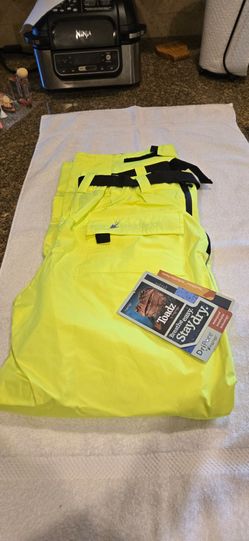 New with tags Men's Frogtogg  hi vis rain gear pants