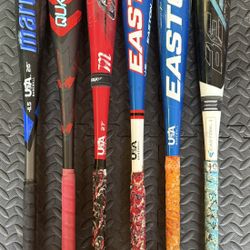 Baseball Bat Lot - Easton/Marucci
