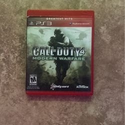 Call Of Duty 4 Modern Warfare PS3 