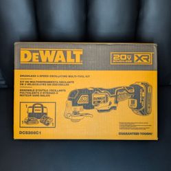 DeWALT XR 3-Speed Multi Tool + Battery + Charger + Bag