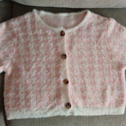 SHEIN Acrylic Preppy Style Sweater 