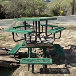Picnic tables
