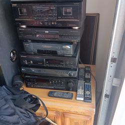 Older Electronics Pioneer Teac Panasonic